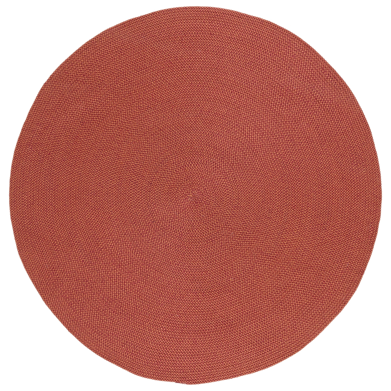 SAFAVIEH BRD403Q Braided Red / Gold - Black / Ivory, 6' X 6' Round