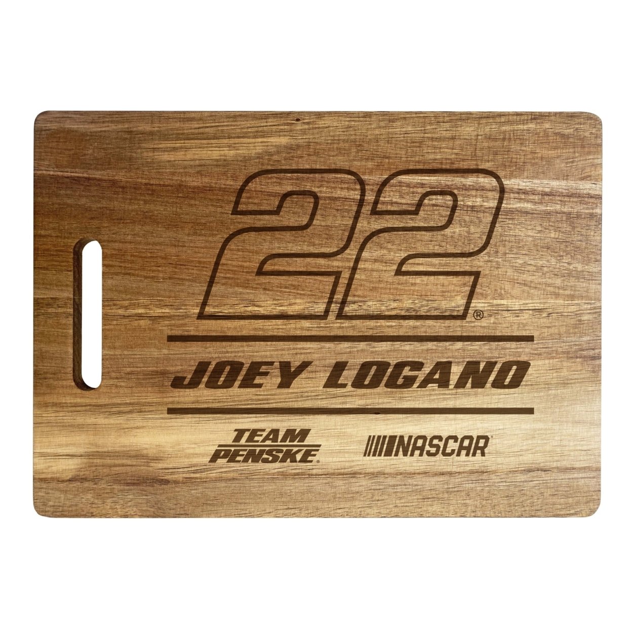 #22 Joey Logano NASCAR Officially Licensed Engraved Wooden Cutting Board