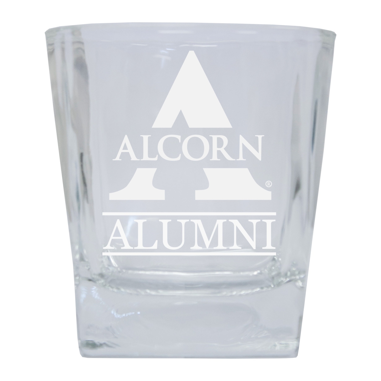 Alcorn State Braves College Etched Alumni 10oz Glass Tumbler