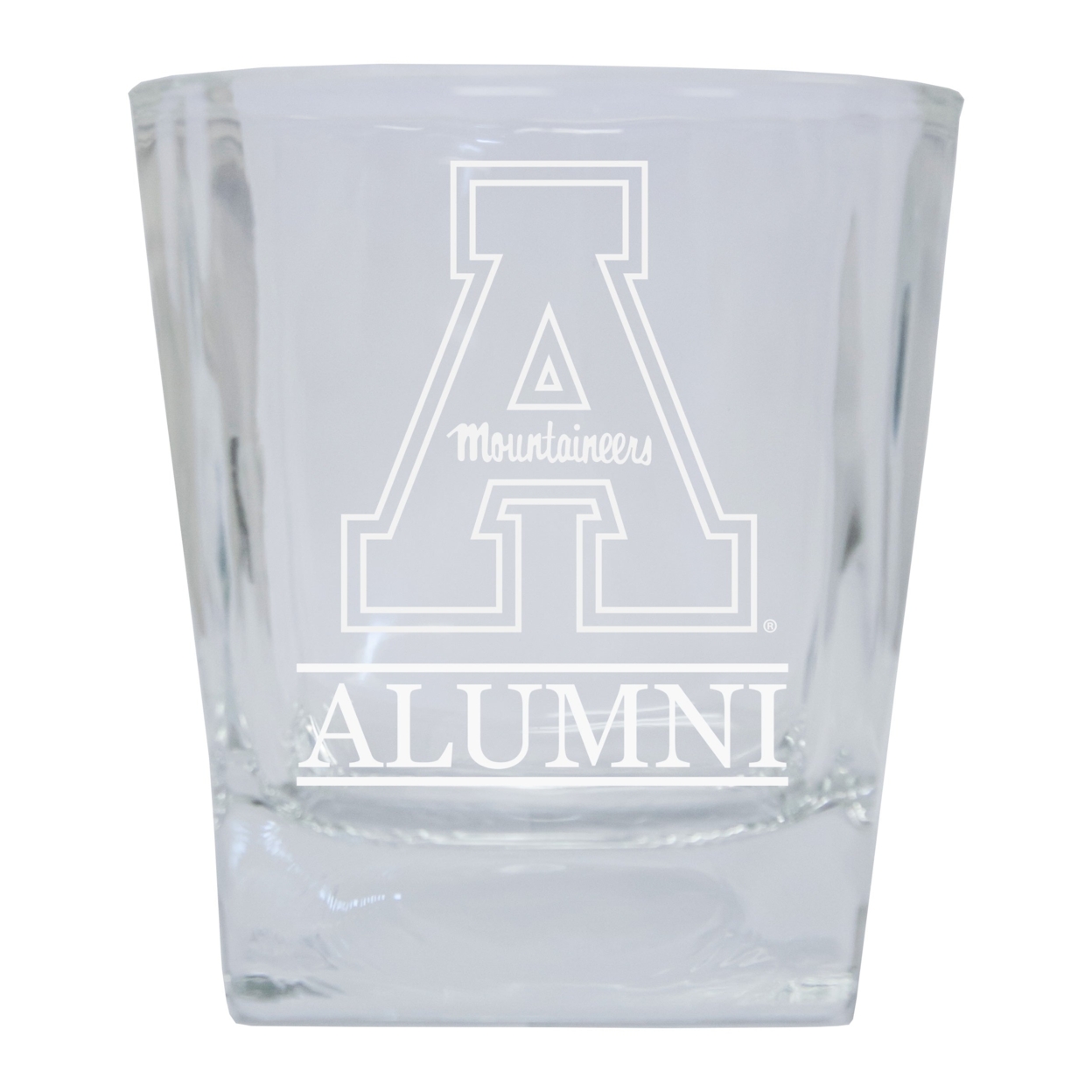 Appalachian State College Etched Alumni 10oz Glass Tumbler