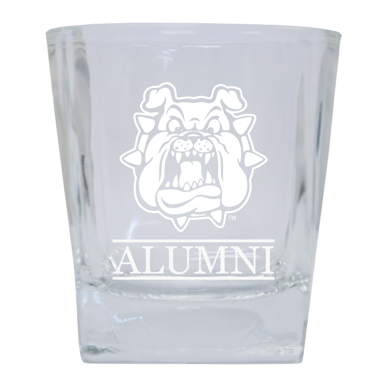 Fresno State Bulldogs Etched Alumni 10oz Glass Tumbler