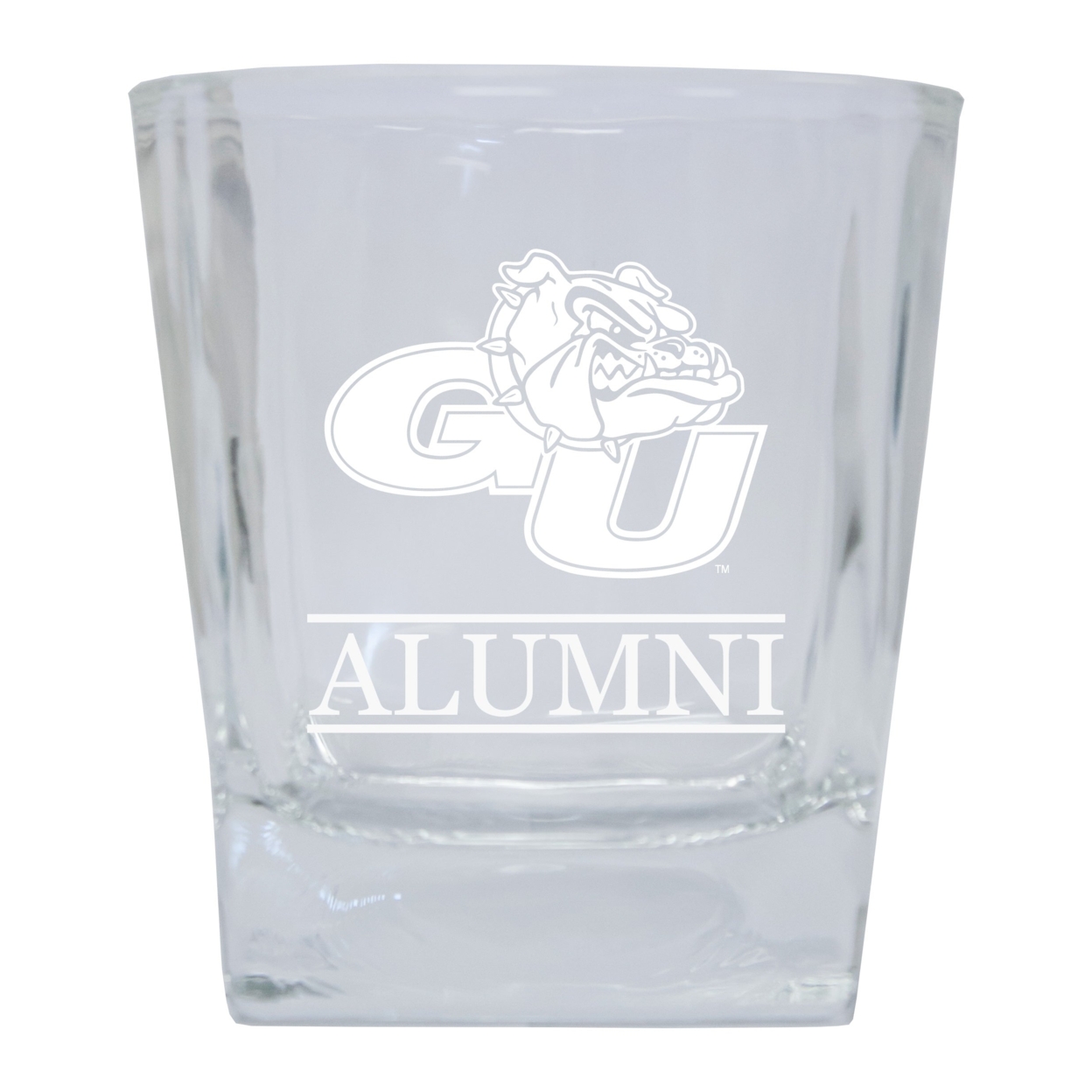 Gonzaga Bulldogs Etched Alumni 10oz Glass Tumbler