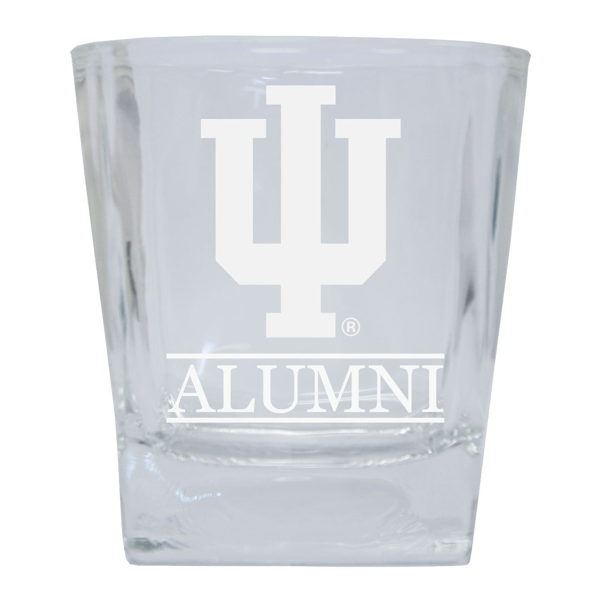 Indiana Hoosiers Etched Alumni 10oz Glass Tumbler