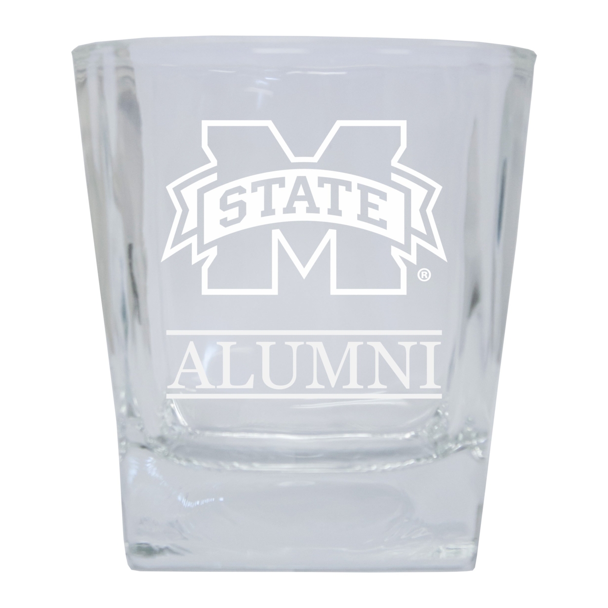 Mississippi State Bulldogs Etched Alumni 10oz Glass Tumbler