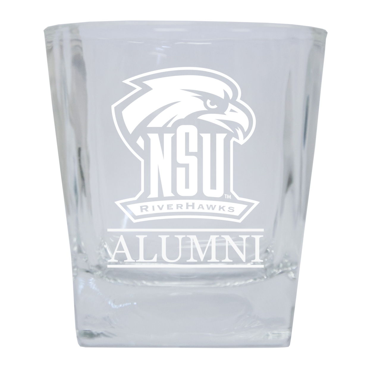 Northeastern State University Riverhawks Etched Alumni 10oz Glass Tumbler