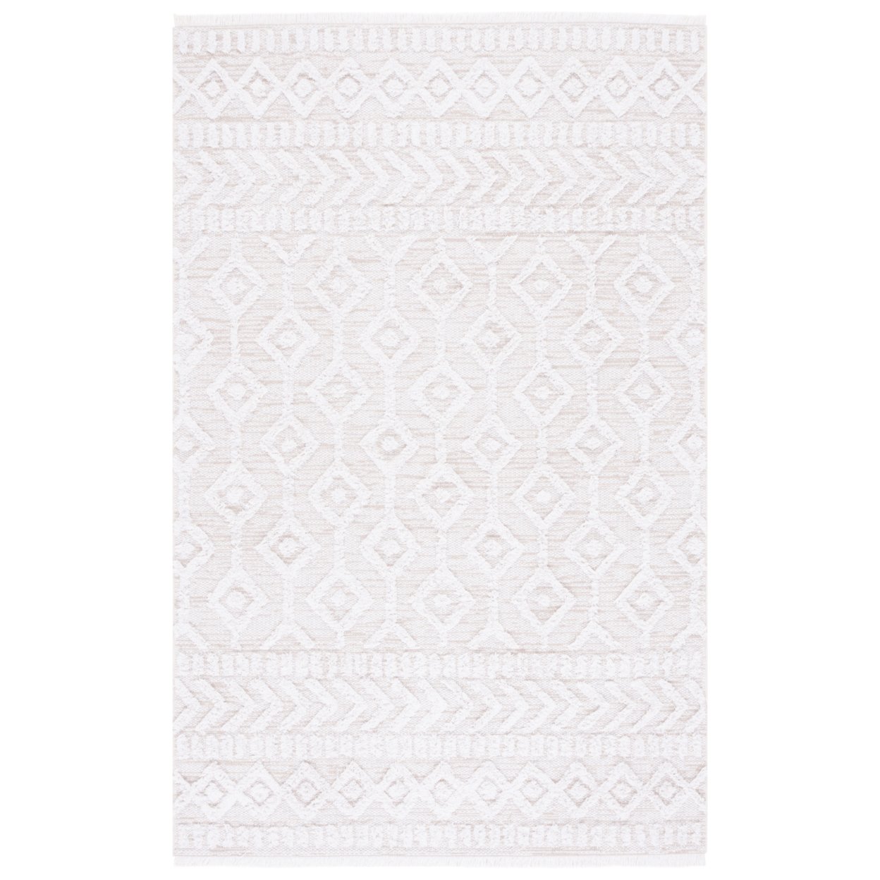 SAFAVIEH AGT756A Augustine Ivory / Beige - Ivory / Taupe, 4' X 6' Rectangle