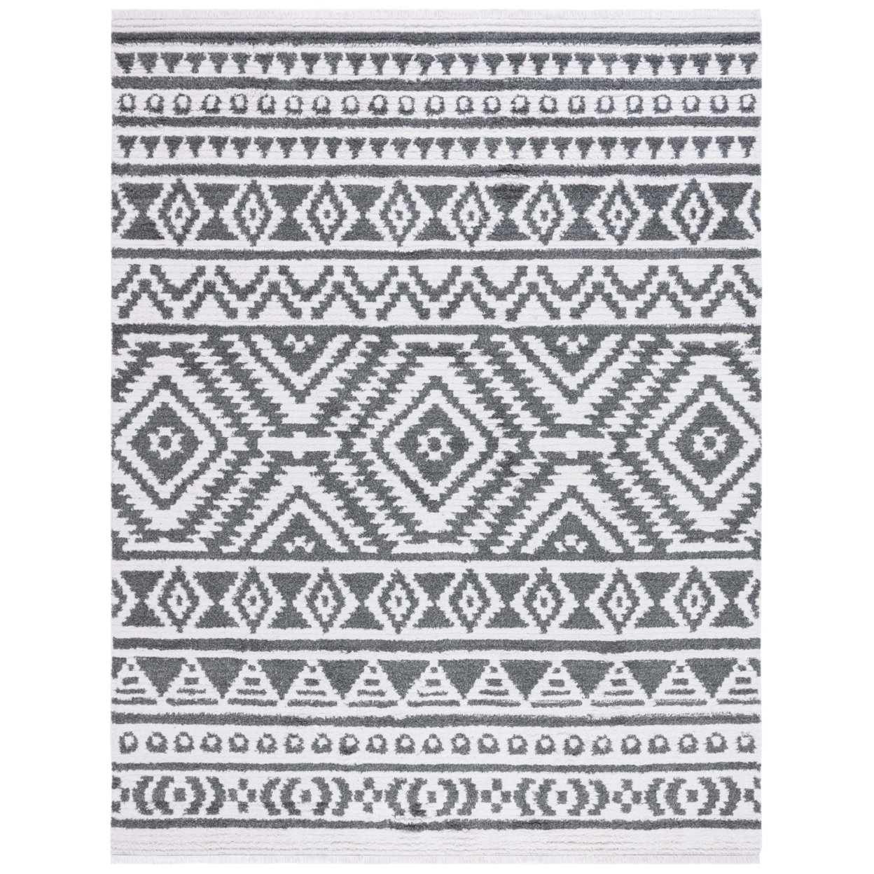 Safavieh AGT849F Augustine 800 Grey / Ivory - Pink / Ivory, 8' X 10' Rectangle