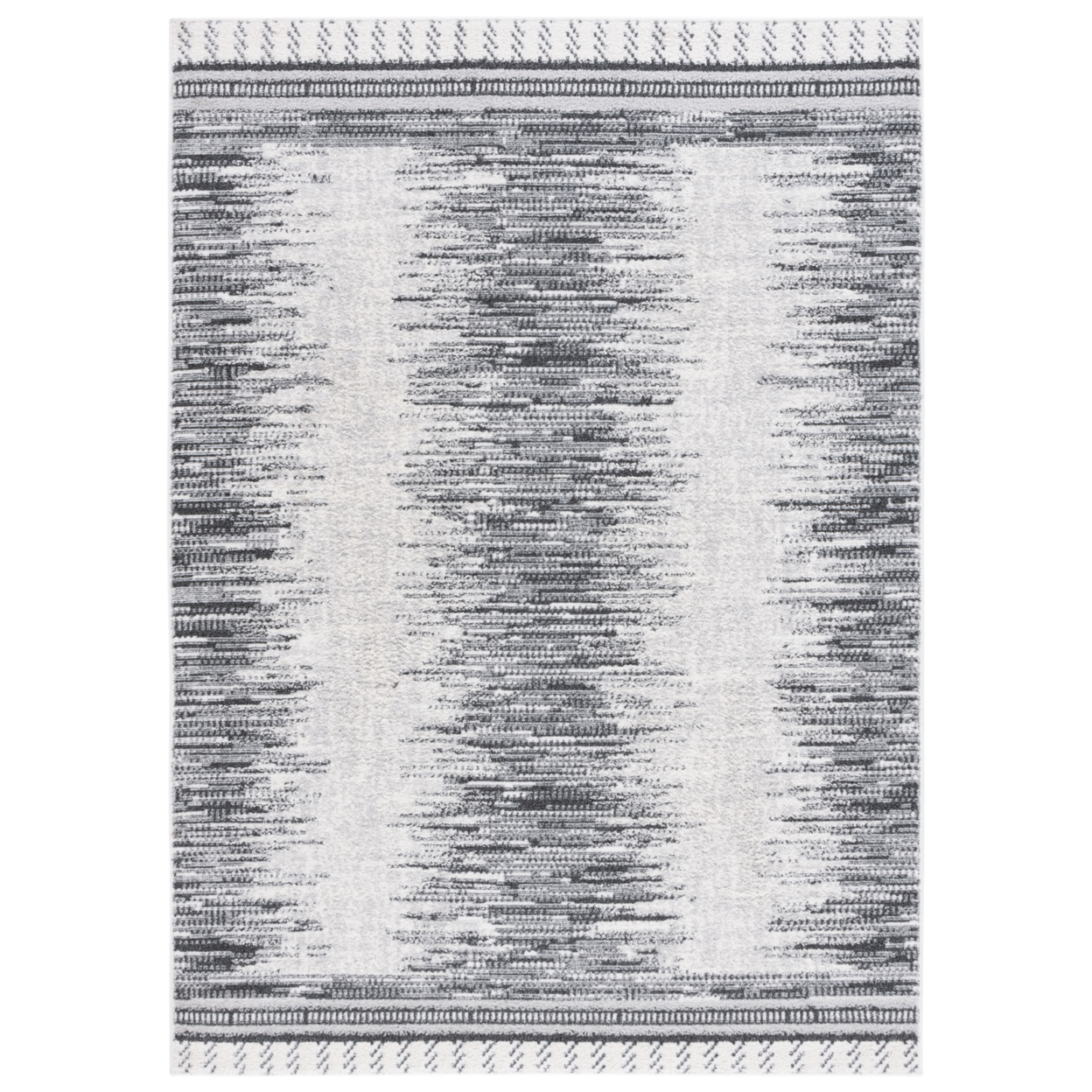 Safavieh ALM732H Alamo Grey / Charcoal - Grey / Light Grey, 8' X 10' Rectangle