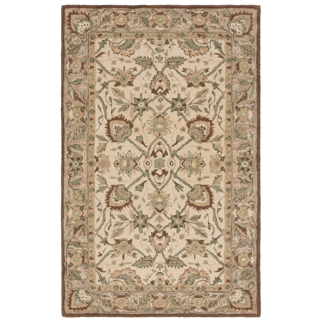 Safavieh AT65B Antiquity Ivory / Beige - Ivory / Grey, 2' X 3' Accent
