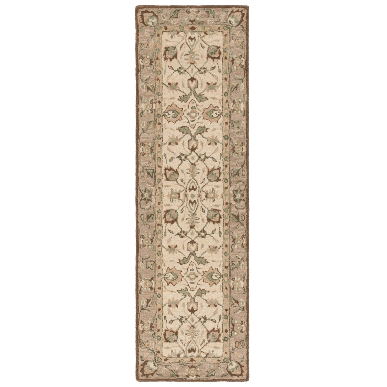 Safavieh AT65B Antiquity Ivory / Beige - Grey / Pink, 9' X 12' Rectangle