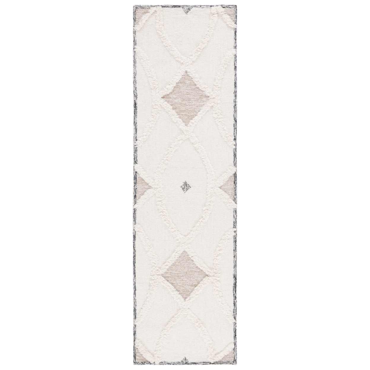 Safavieh CSB991A Casablanca Ivory / Brown - Ivory / Natural, 4' X 6' Rectangle