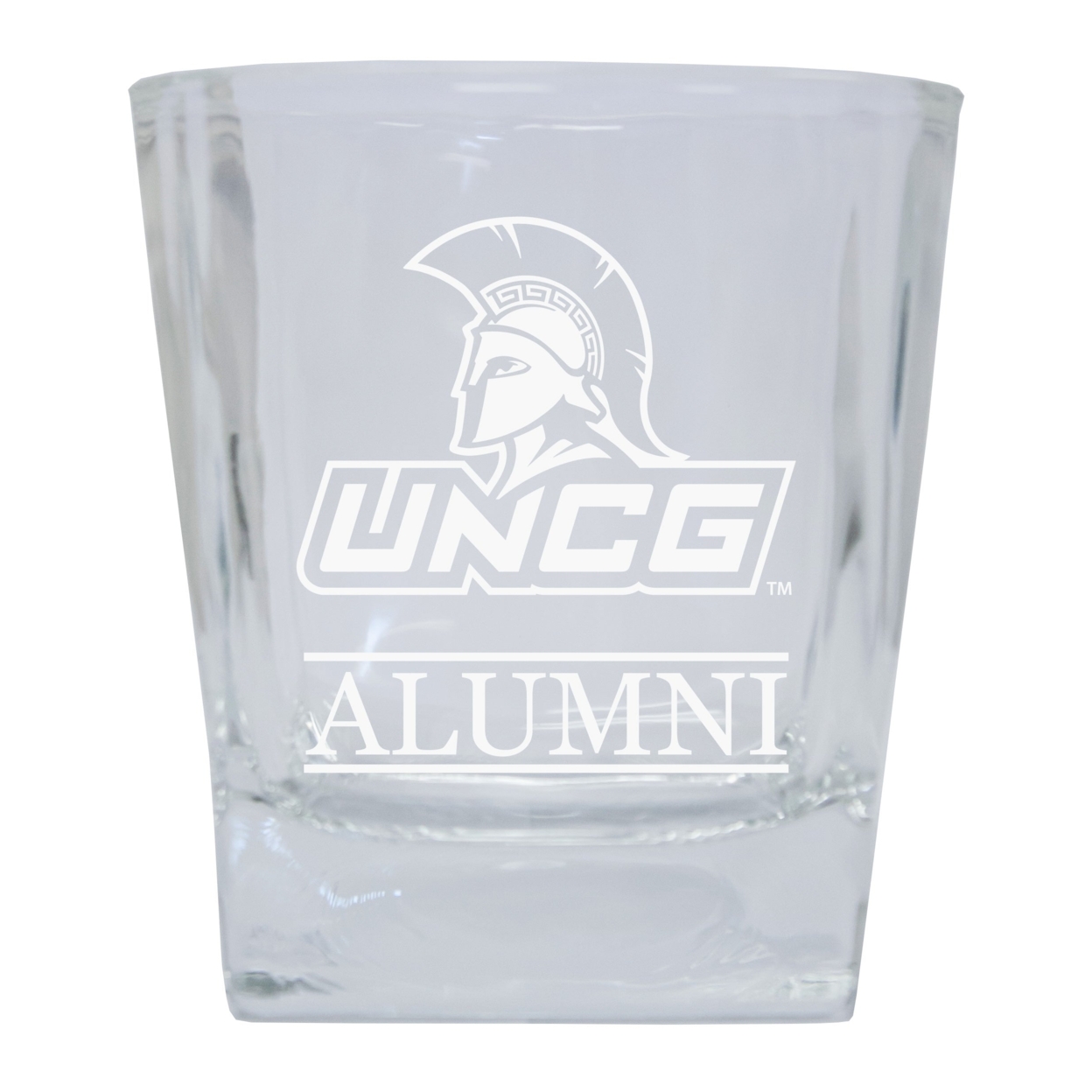 North Carolina Greensboro Spartans Etched Alumni 10oz Glass Tumbler