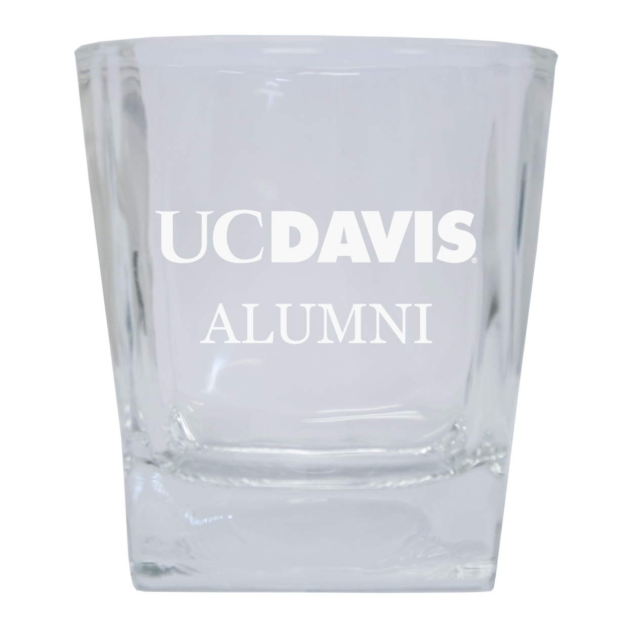 UC Davis Aggies Etched Alumni 10oz Glass Tumbler