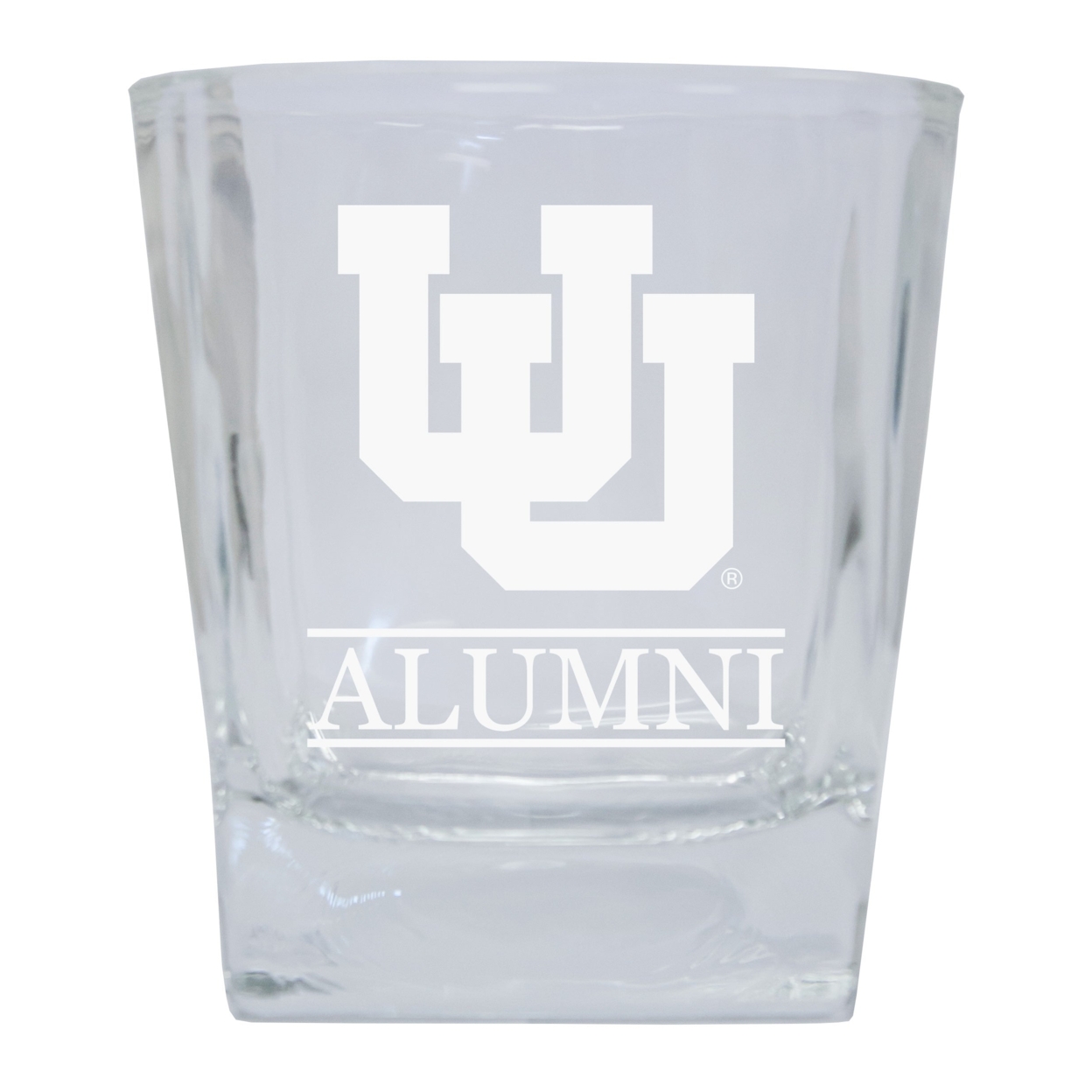 Utah Utes Etched Alumni 10oz Glass Tumbler