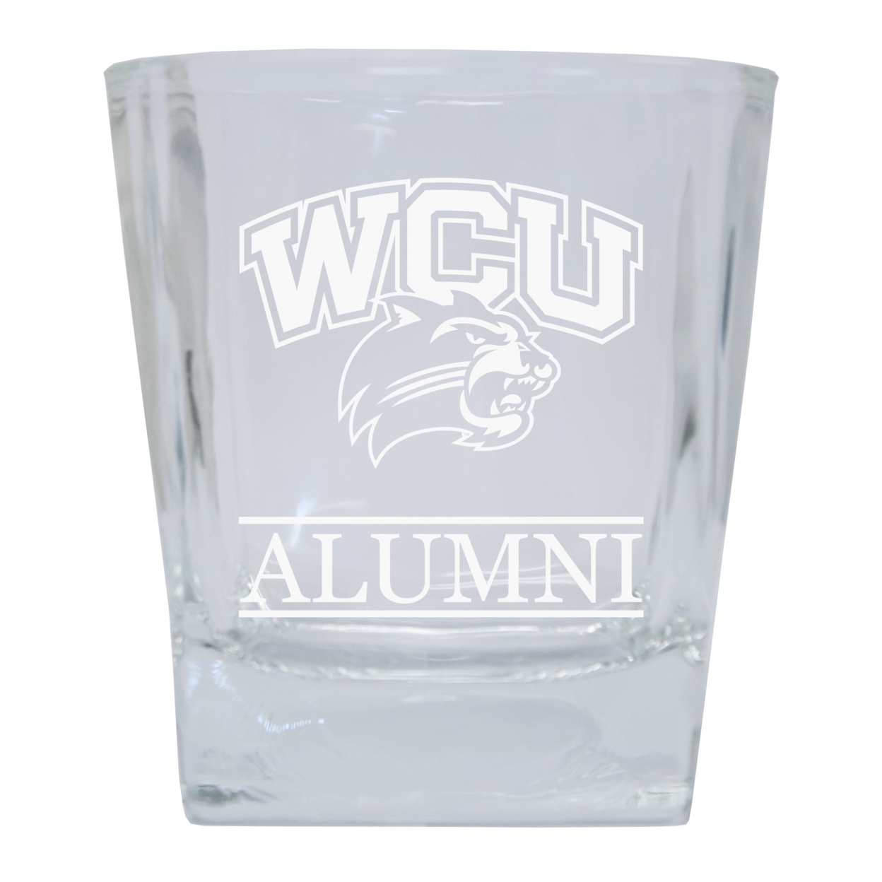Western Carolina University Etched Alumni 10oz Glass Tumbler