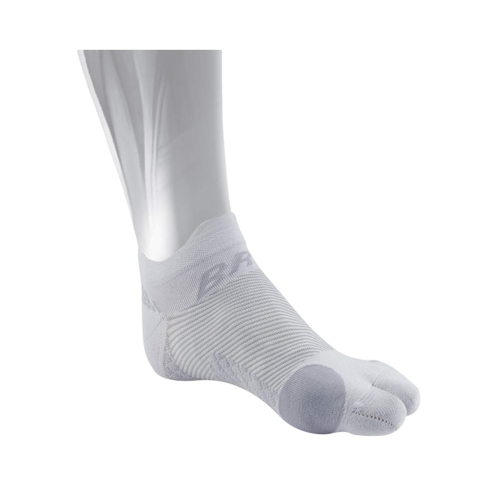 OS1st Unisex Bunion Relief No Show Socks Grey - OS1-3354G Grey - Grey, Large
