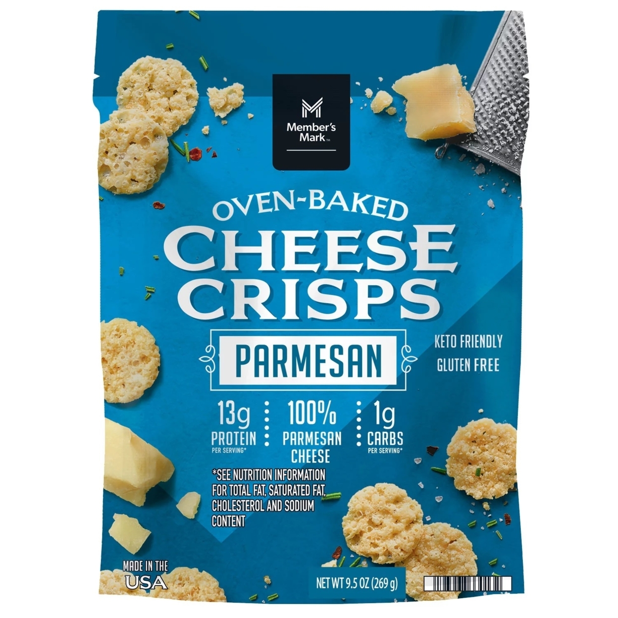 Member's Mark Oven-Baked Parmesan Crisps (9.5 Ounce)