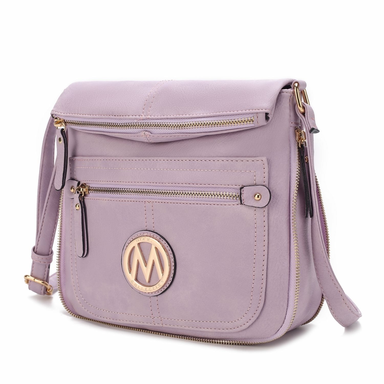MKF Collection Luciana Crossbody Bag By Mia K. - Purple