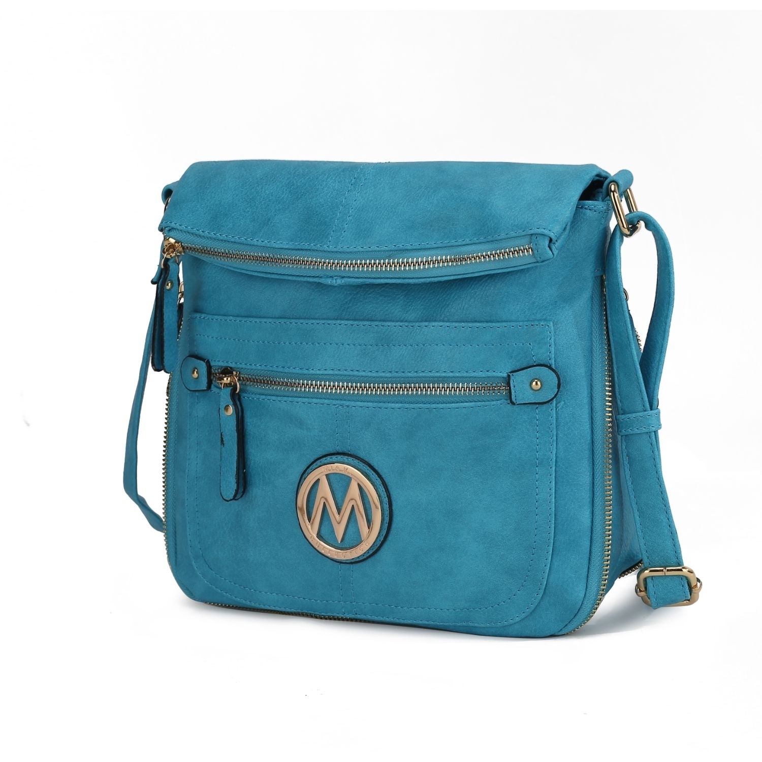 MKF Collection Luciana Crossbody Bag By Mia K. - Turquoise