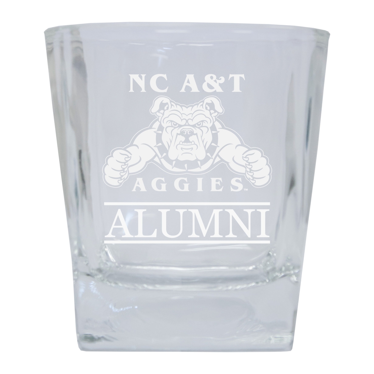 North Carolina A&T State Aggies Etched Alumni 7oz Shooter Glass Tumbler