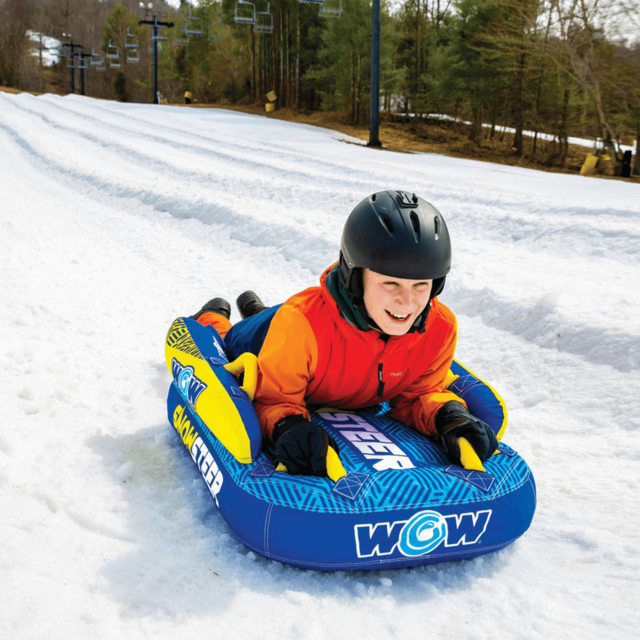 WOW Sports SnowSteer Snow Sled