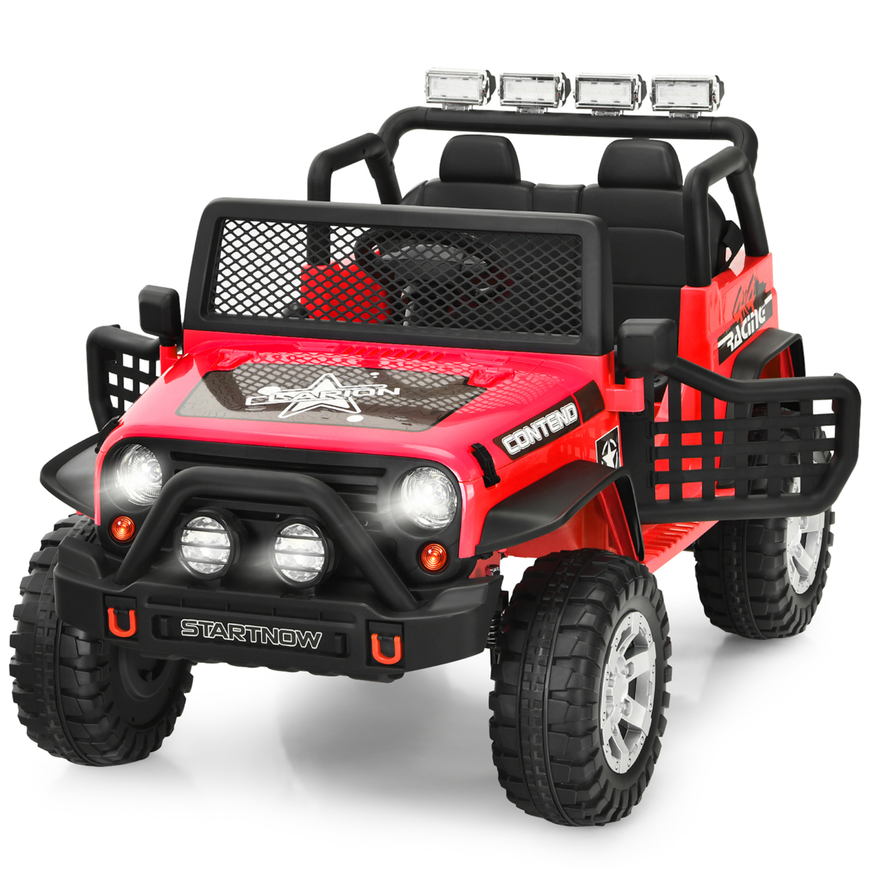 12V Electric Kids Ride On Car Truck W/ MP3 Horn 2.4G Remote Control - Red