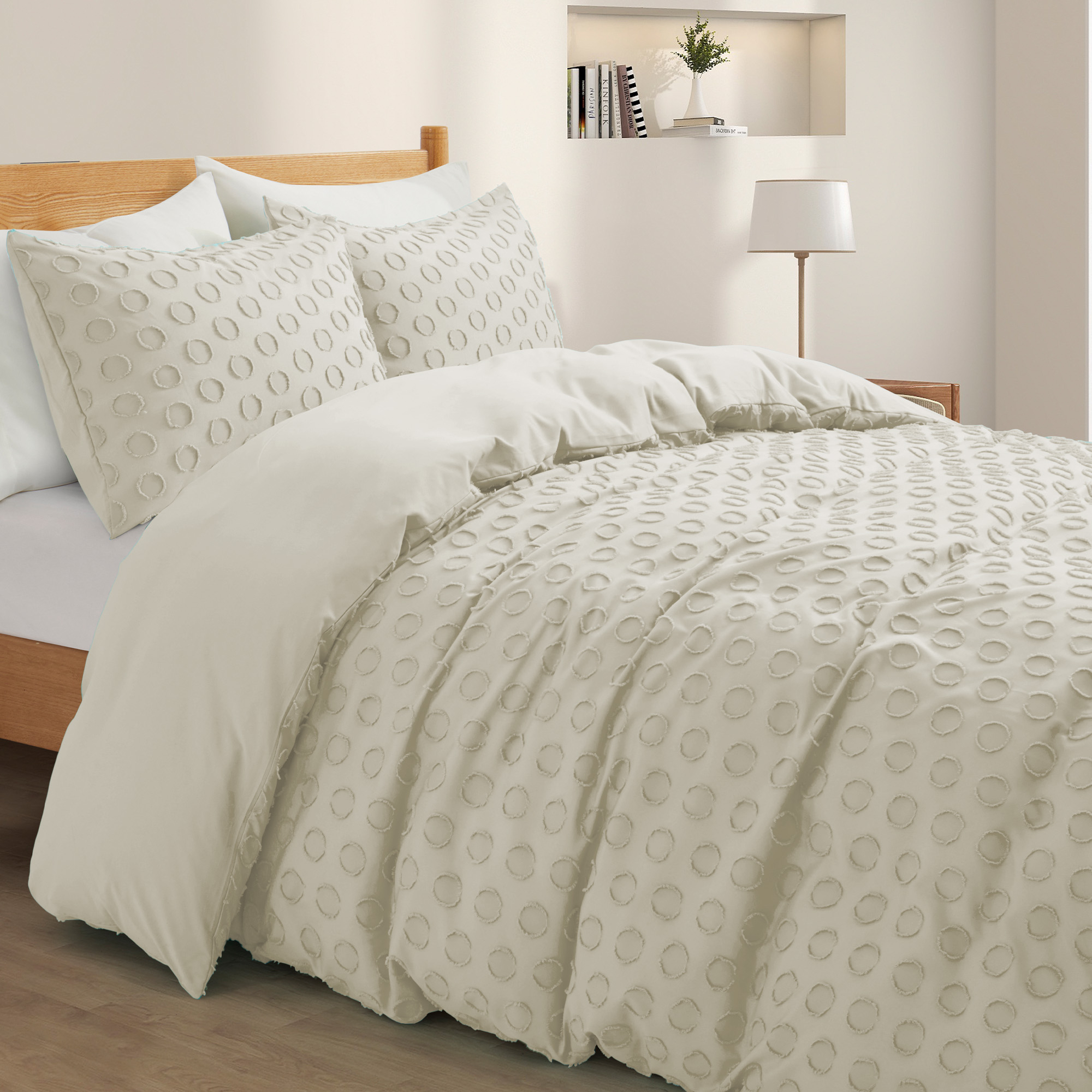 Luxury Bedding Soft Microfiber Duvet Cover And Sham Set - Teal, Twin