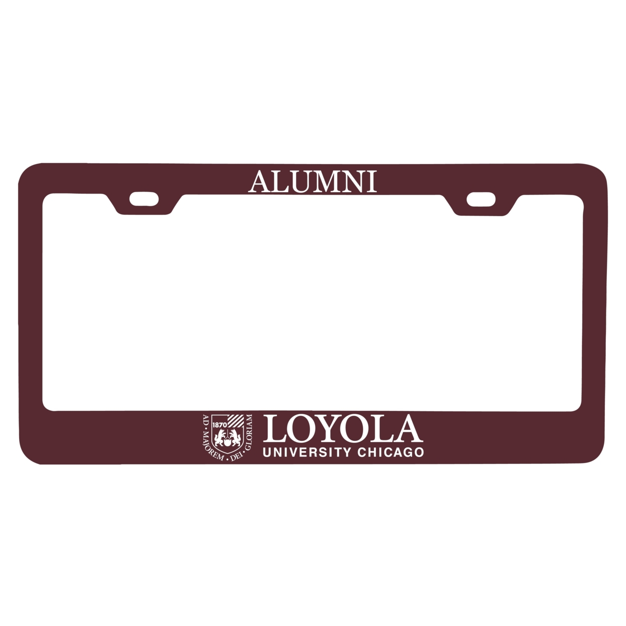 Loyola University Ramblers Alumni License Plate Frame