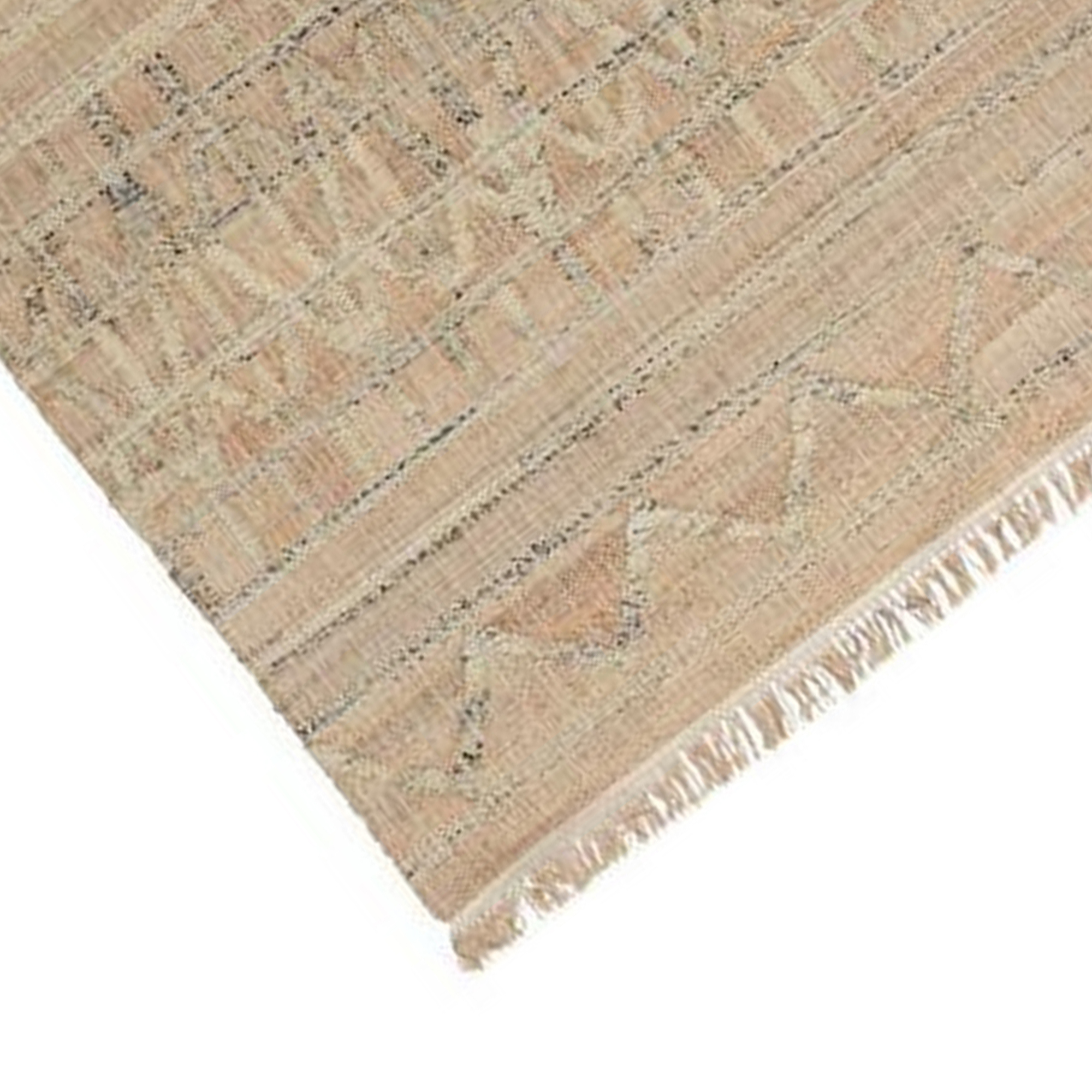 Myra 5 X 8 Area Rug, Handwoven Jute, Moroccan Style Pattern, Natural Brown- Saltoro Sherpi