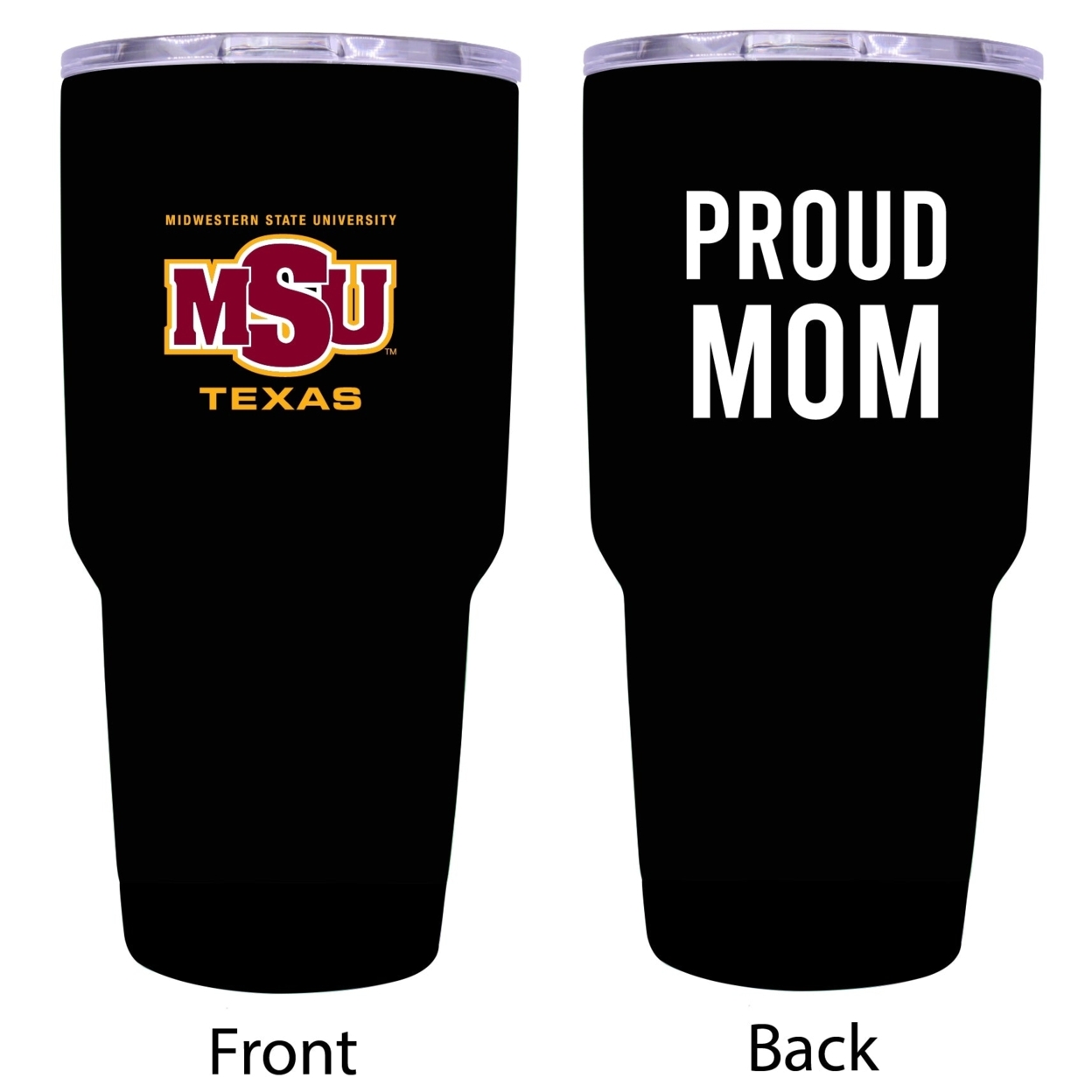 Midwestern State University Proud Mom 24 Oz Insulated Stainless Steel Tumbler