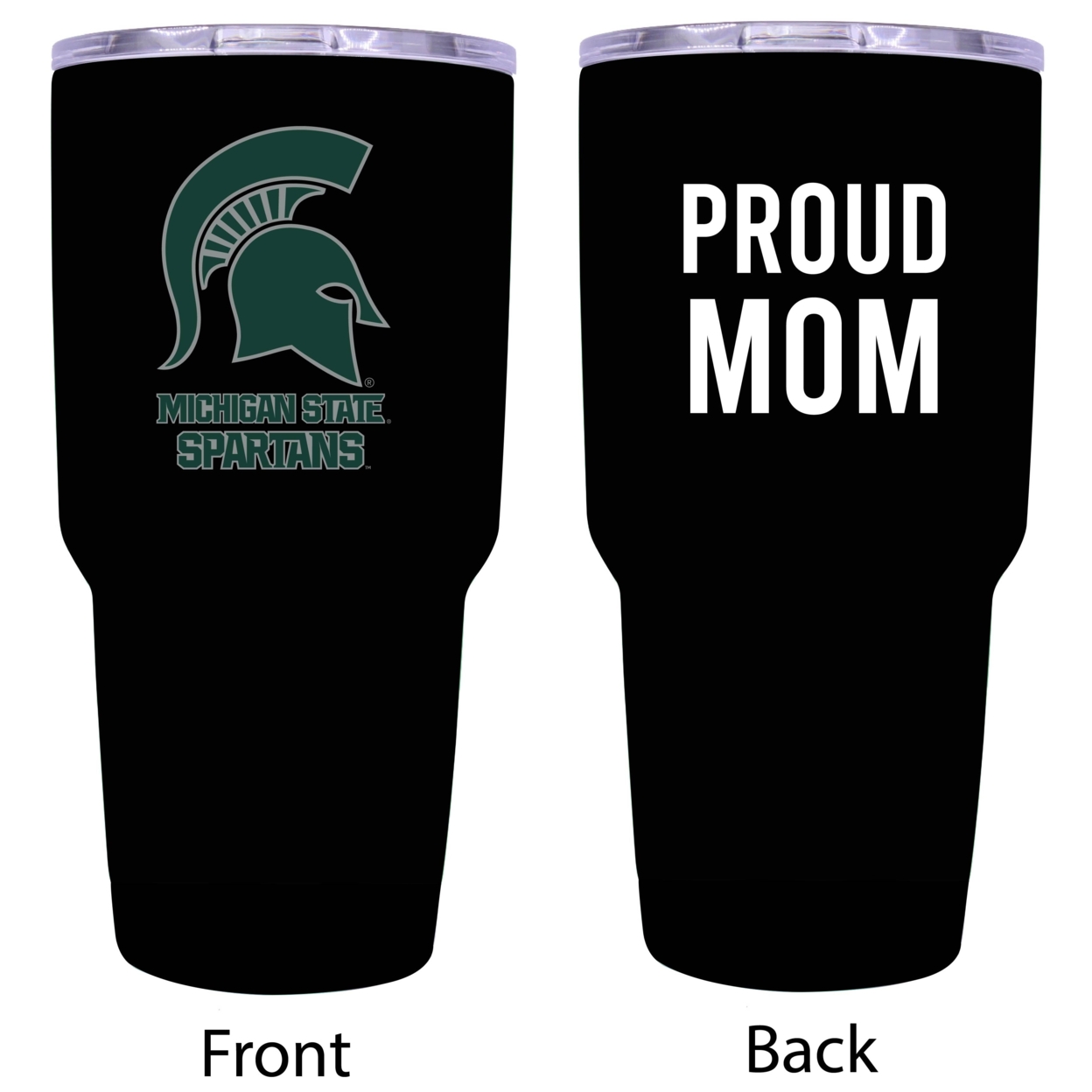 Michigan State Spartans Proud Mom 24 Oz Insulated Stainless Steel Tumbler