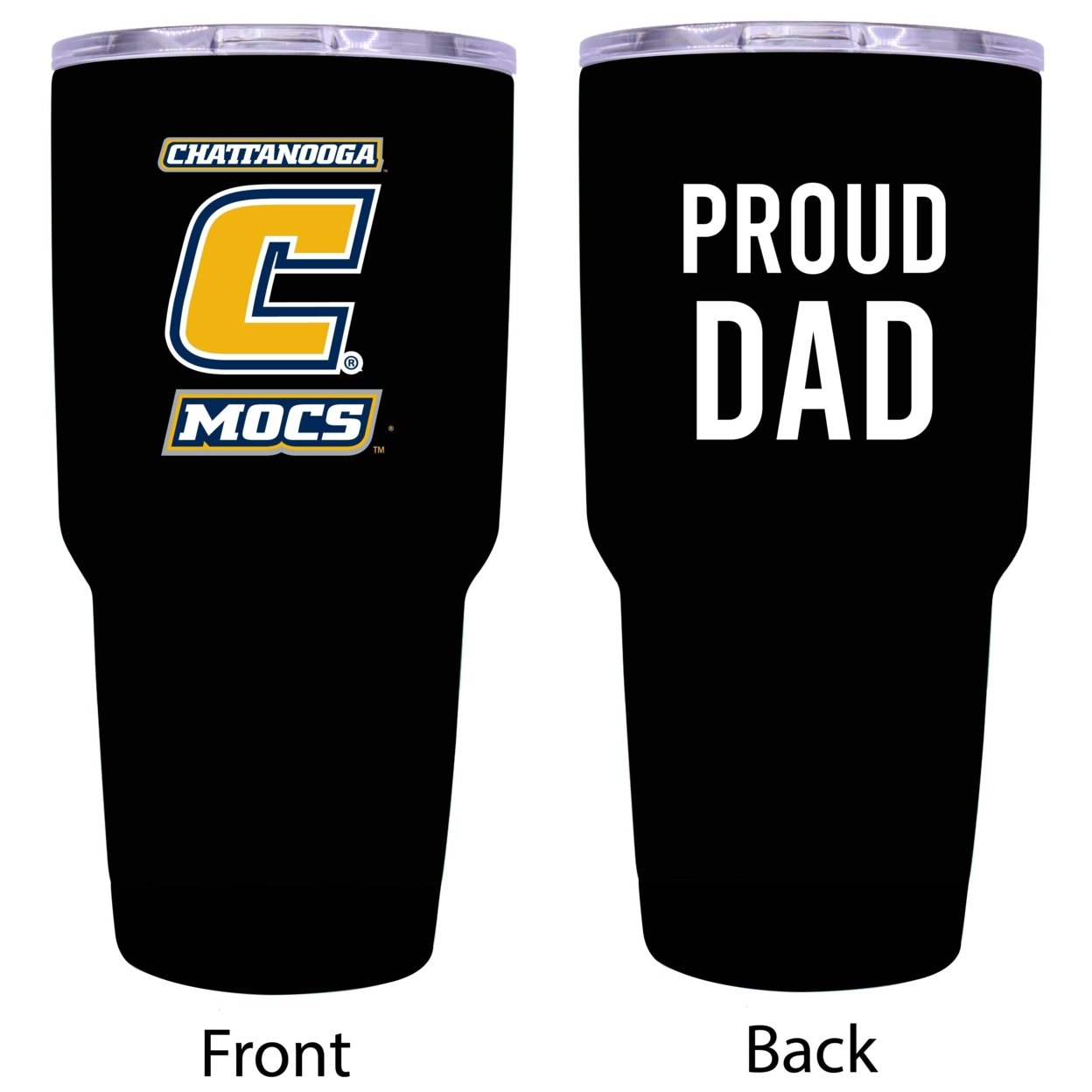 University Of Tennessee At Chattanooga Proud Dad 24 Oz Insulated Stainless Steel Tumbler