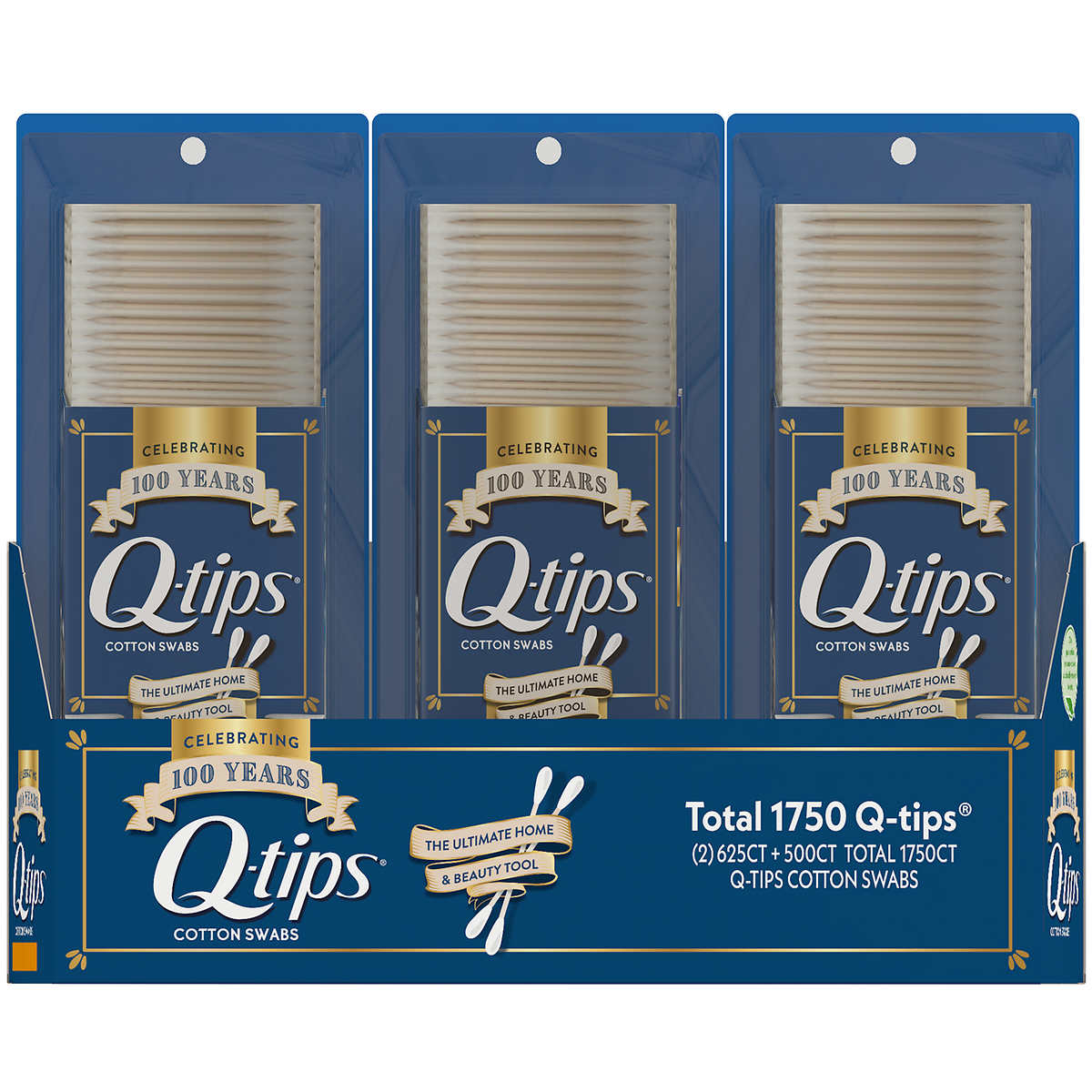 Q-tips Cotton Swabs, 1750 Count
