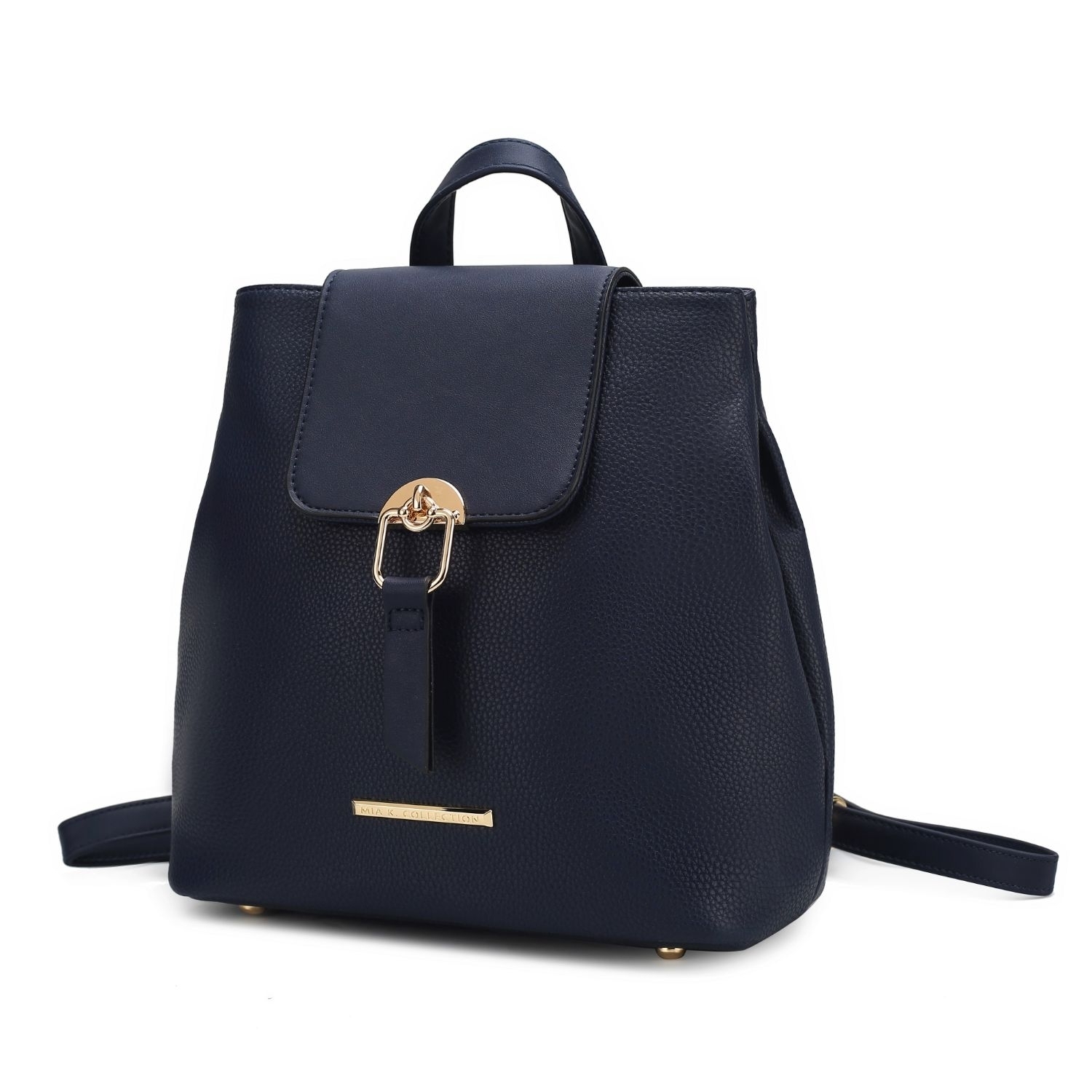 MKF Collection Ingrid Vegan Leather Women's Convertible Backpack By Mia K - Navy