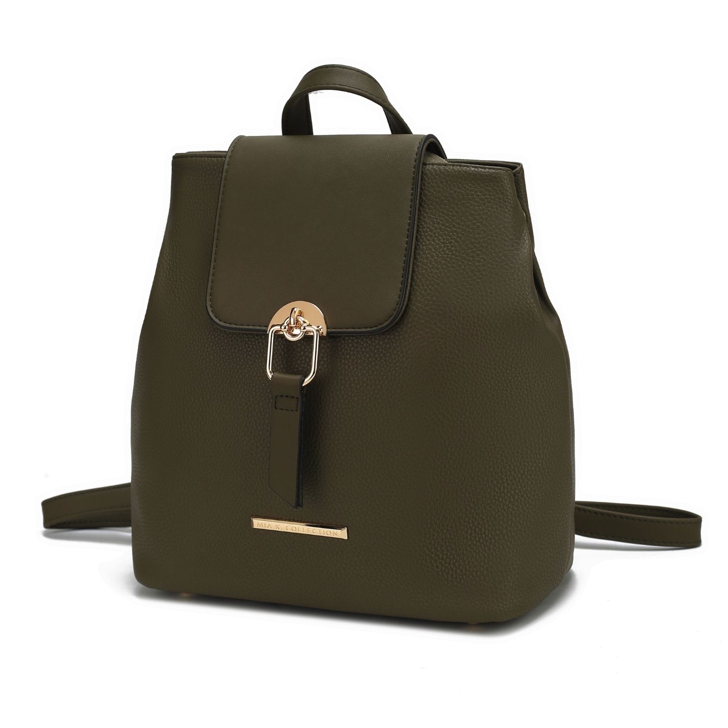 MKF Collection Ingrid Vegan Leather Women's Convertible Backpack By Mia K - Olive