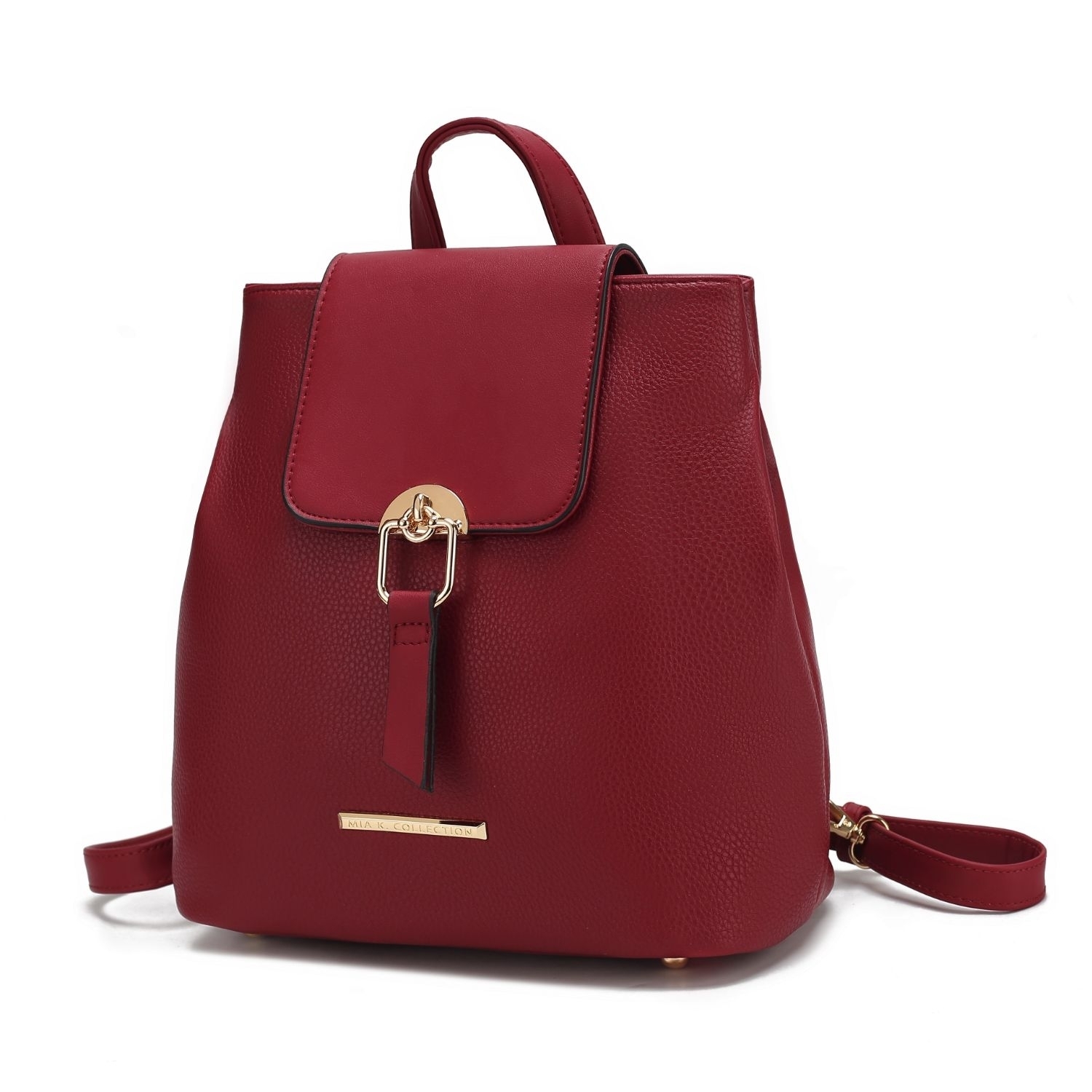 MKF Collection Ingrid Vegan Leather Women's Convertible Backpack By Mia K - Red