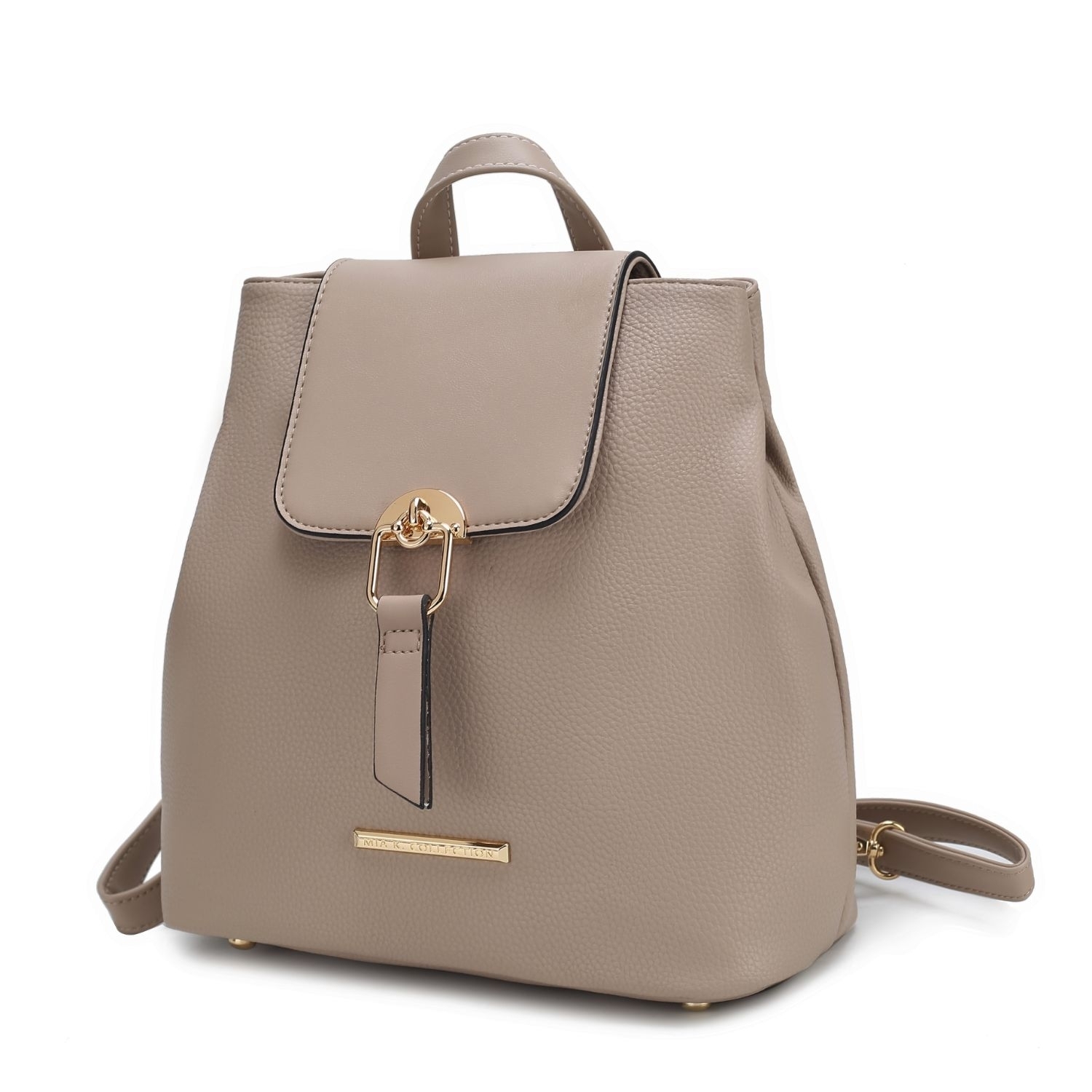 MKF Collection Ingrid Vegan Leather Women's Convertible Backpack By Mia K - Taupe