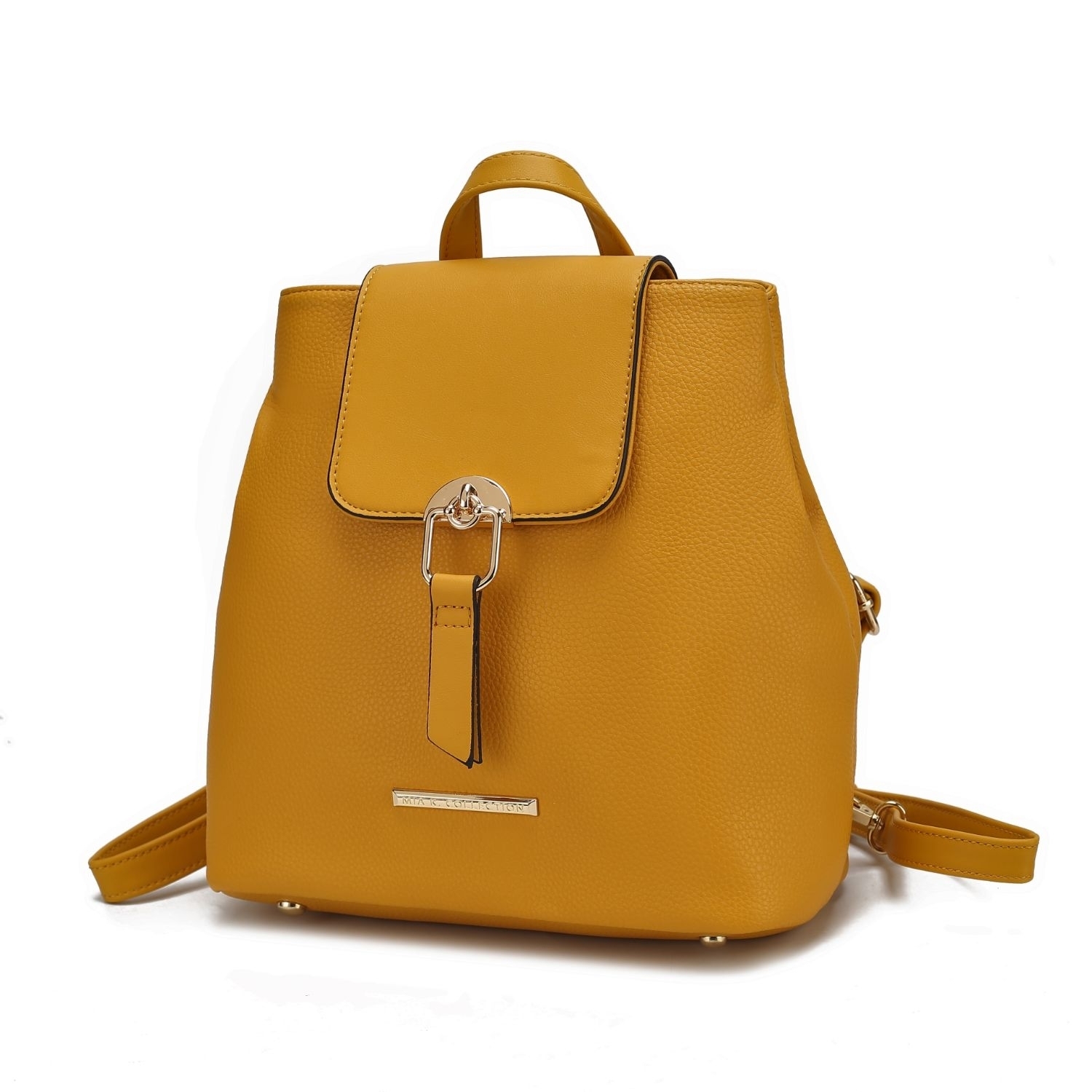 MKF Collection Ingrid Vegan Leather Women's Convertible Backpack By Mia K - Yellow