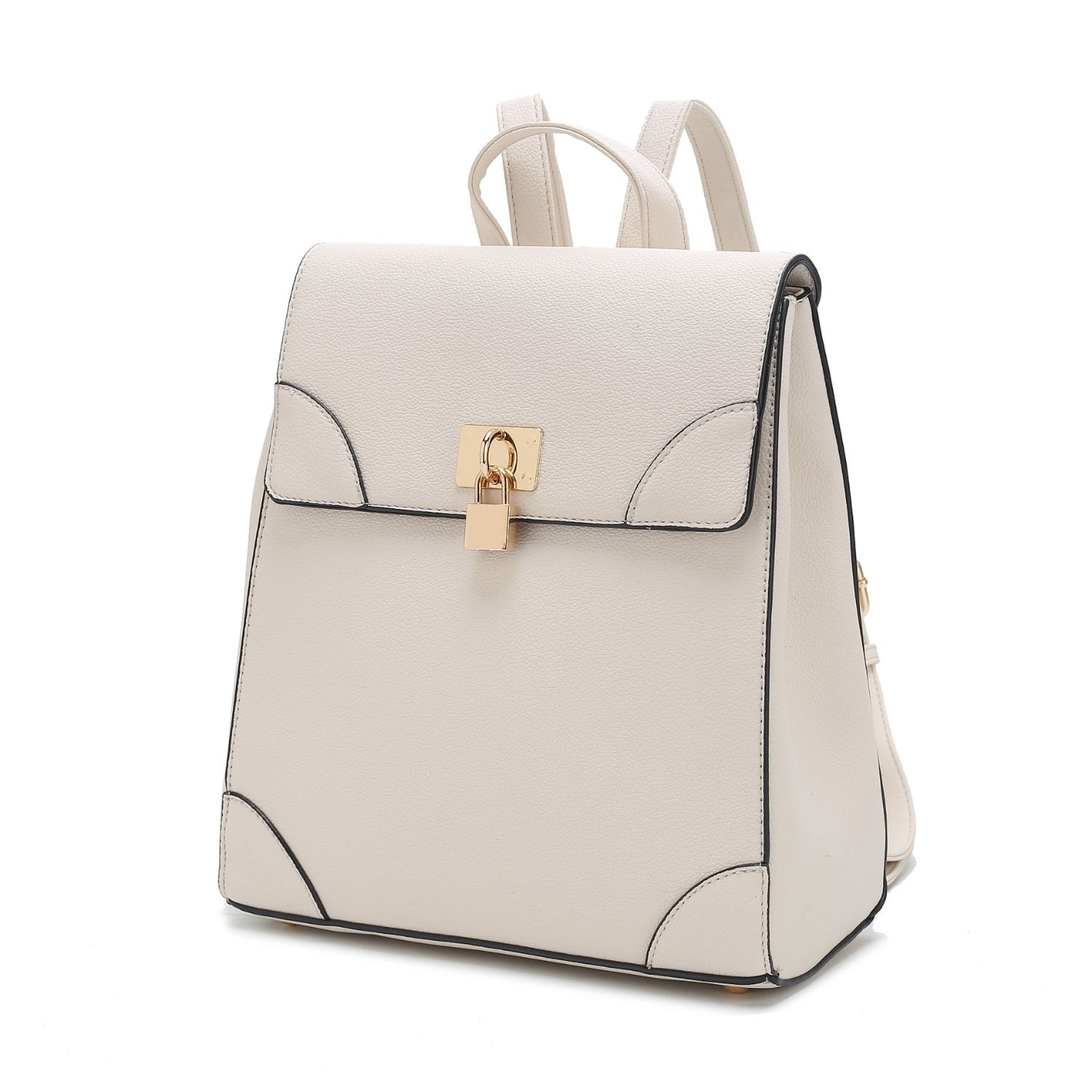 MKF Collection Sansa Vegan Leather Women's Backpack By Mia K - Ivory