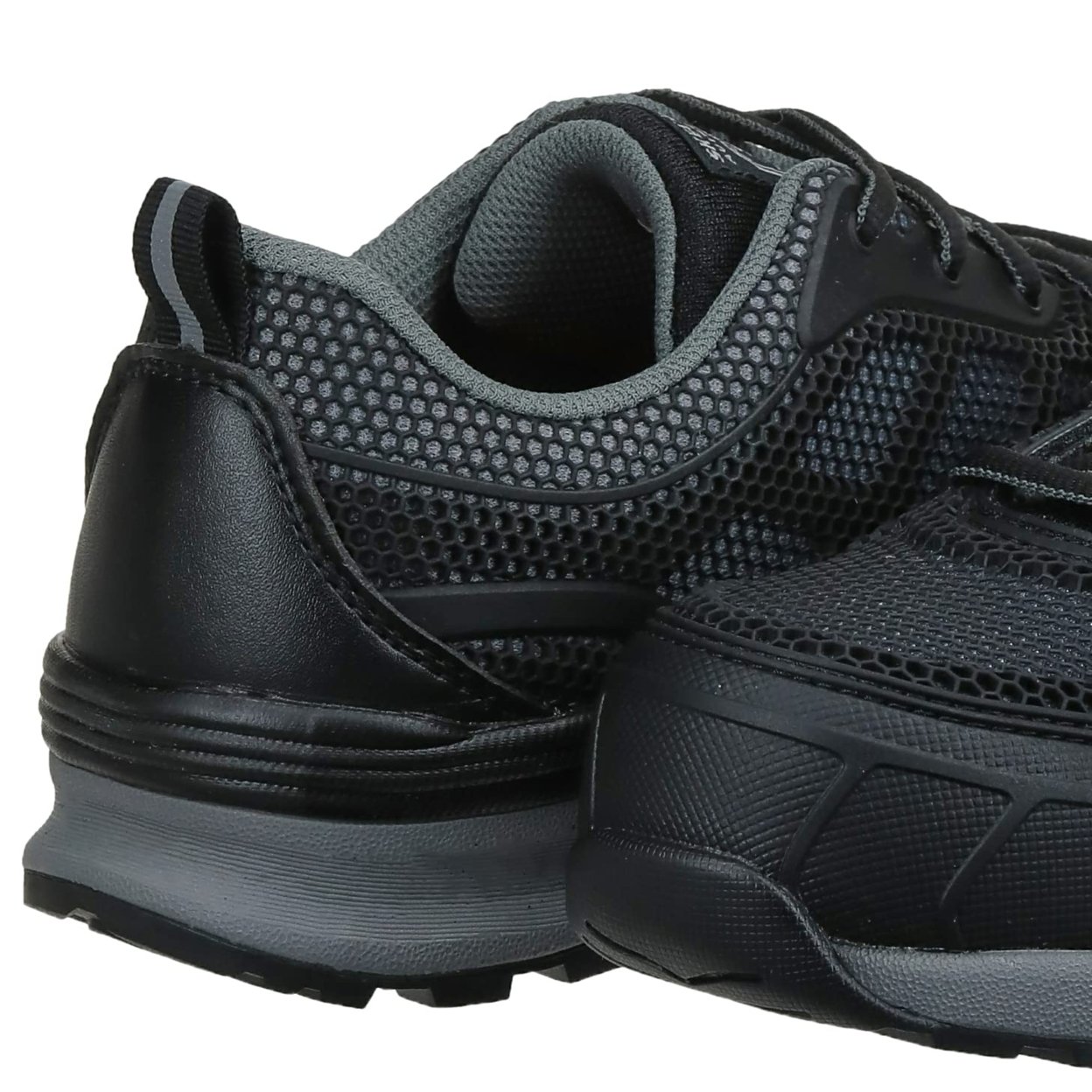 Skechers Women's Bulklin-Lyndale Industrial Shoe BLACK/GRAY - BLACK/GRAY, 7 Wide