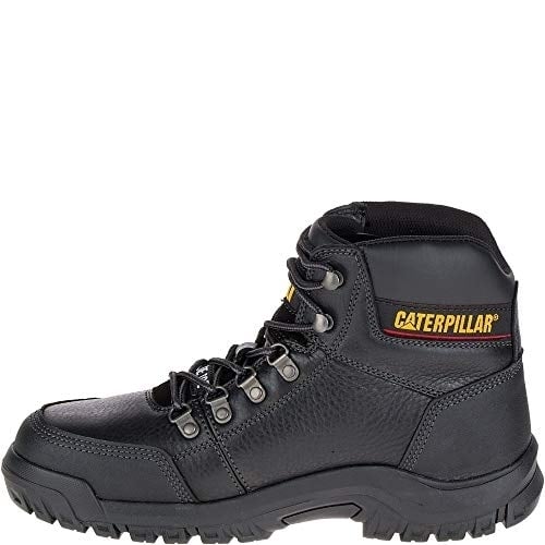 Caterpillar Men's Outline Steel Toe Construction Boot BLACK - BLACK, 9-M
