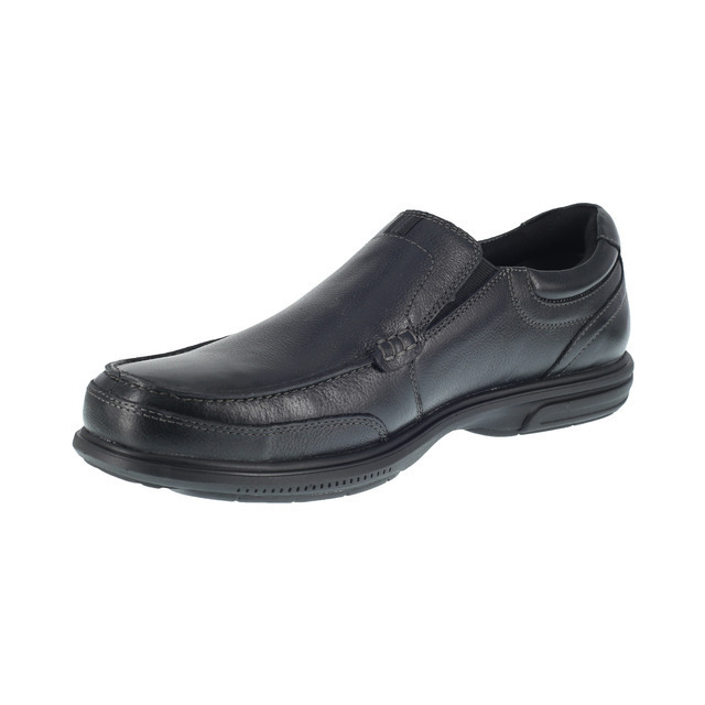 FLORSHEIM WORK Men's Loedin Steel Toe Slip On Work Shoe Black - FE2020 BLACK - BLACK, 7.5-D