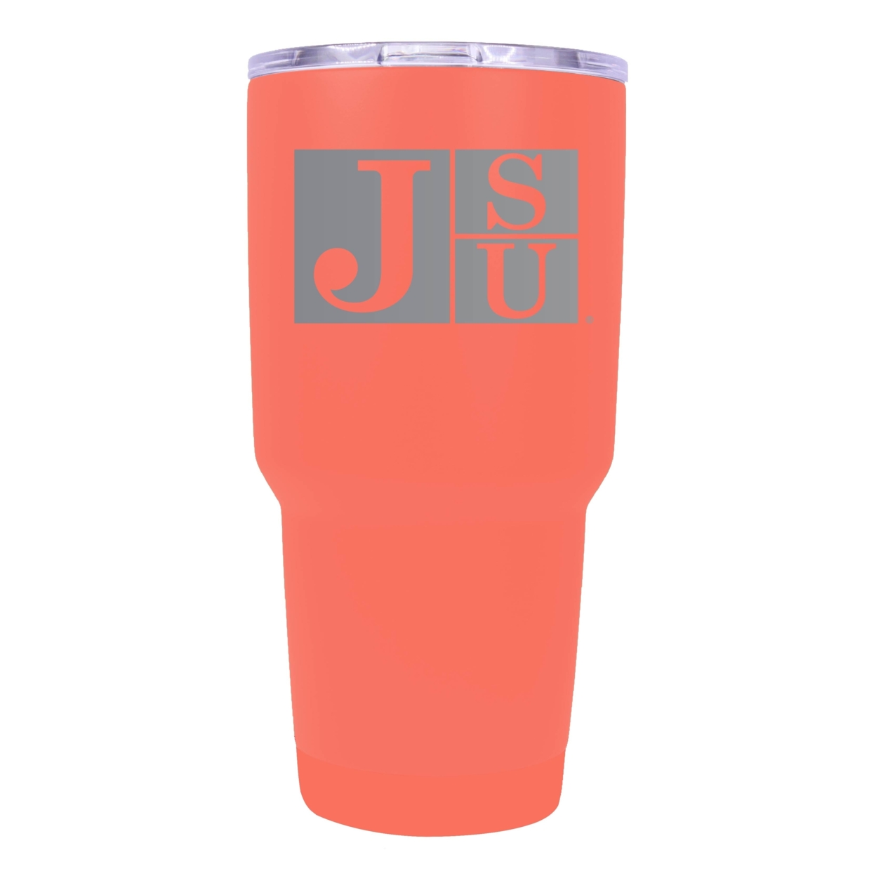 Jackson State University 24 Oz Laser Engraved Stainless Steel Insulated Tumbler - Choose Your Color. - Coral