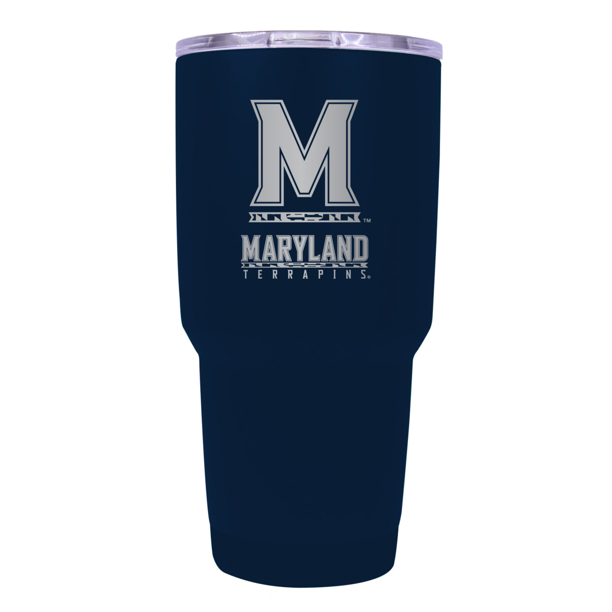 Maryland Terrapins 24 Oz Insulated Tumbler Etched - Choose Your Color - Seafoam
