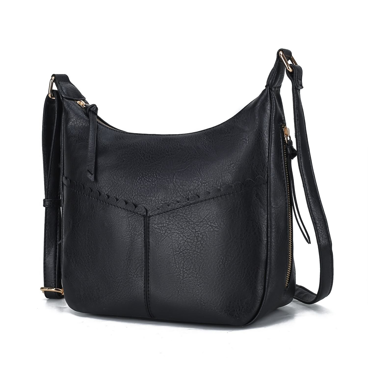 MKF Collection Valencia Vegan Leather Women's Shoulder Bag By Mia K - Brown