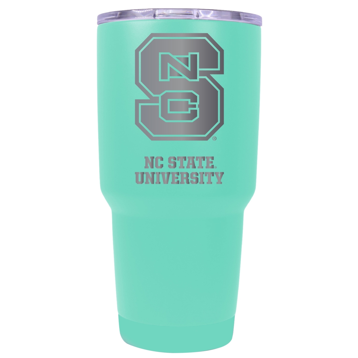 NC State Wolfpack 24 Oz Laser Engraved Stainless Steel Insulated Tumbler - Choose Your Color. - Coral