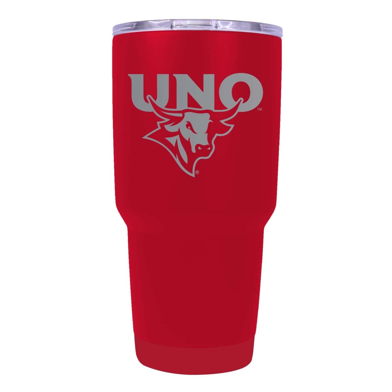 Nebraska At Omaha 24 Oz Laser Engraved Stainless Steel Insulated Tumbler - Choose Your Color. - Coral