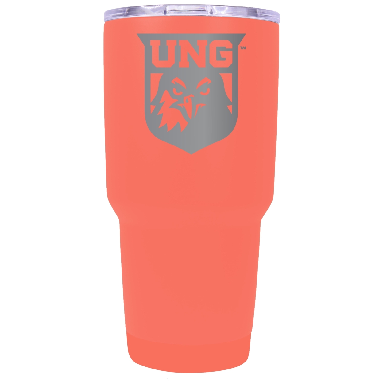 North Georgia Nighthawks 24 Oz Laser Engraved Stainless Steel Insulated Tumbler - Choose Your Color. - Coral