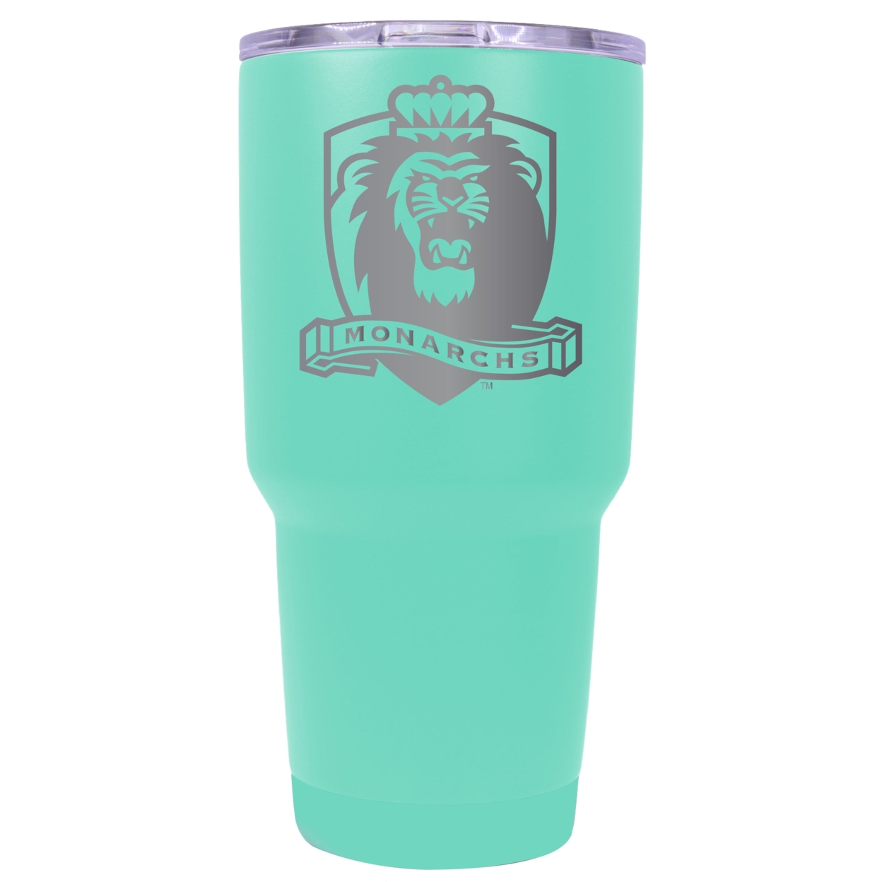 Old Dominion Monarchs 24 Oz Laser Engraved Stainless Steel Insulated Tumbler - Choose Your Color. - Seafoam