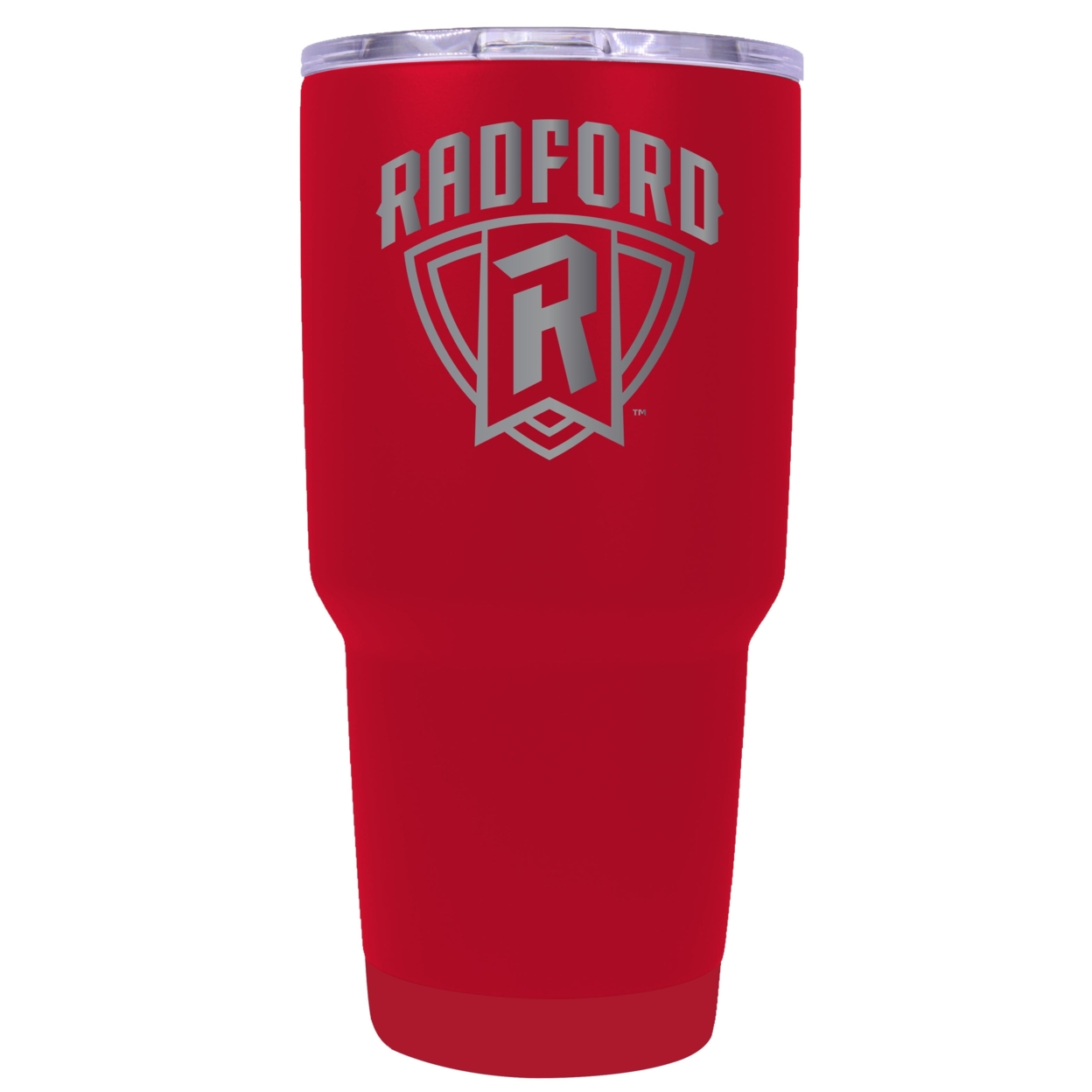 Radford University Highlanders 24 Oz Laser Engraved Stainless Steel Insulated Tumbler - Choose Your Color. - Red